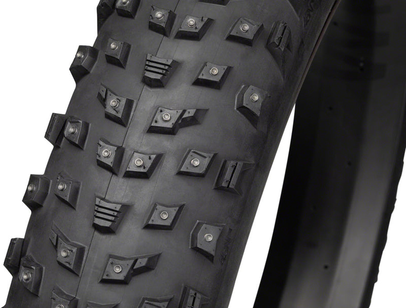 Load image into Gallery viewer, 45NRTH Wrathlorde Tire 26x4.2 Tubeless Folding Blk 120tpi 300 XL Concave Carbide
