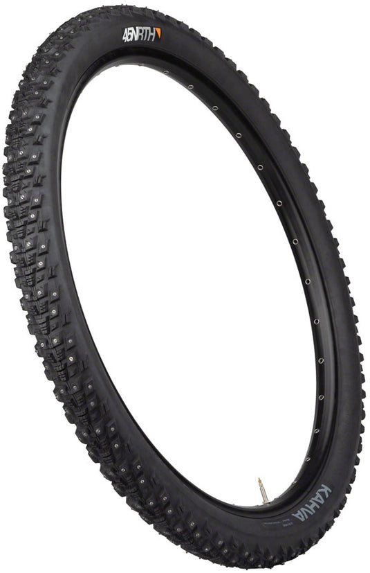 45NRTH Kahva Tire 27.5 x 2.1 Clincher Steel Black 33tpi 240 Carbide Steel Studs