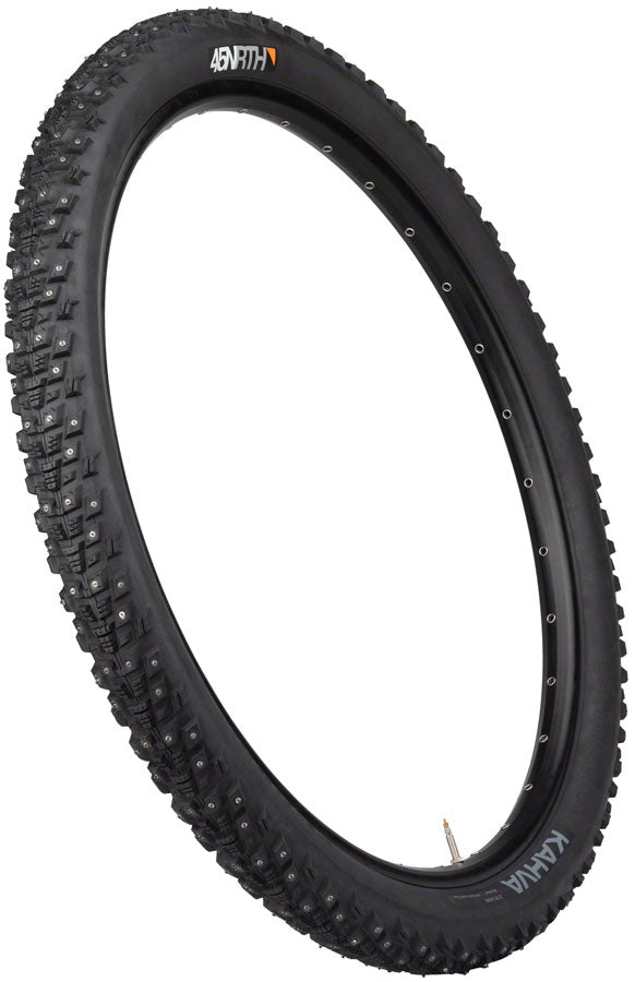 Load image into Gallery viewer, Pack of 2 45NRTH Kahva Tire 27.5 x 2.1 Clincher Steel Black 33tpi 240 Carbide Steel Studs
