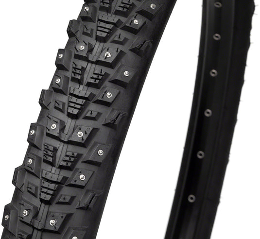 Pack of 2 45NRTH Kahva Tire 27.5 x 2.1 Clincher Steel Black 33tpi 240 Carbide Steel Studs