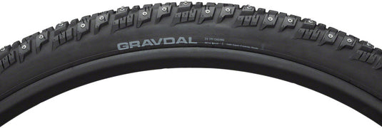 45NRTH Gravdal Tire 650bx38 Clincher Steel Black 33tpi 240 Carbide Steel Studs