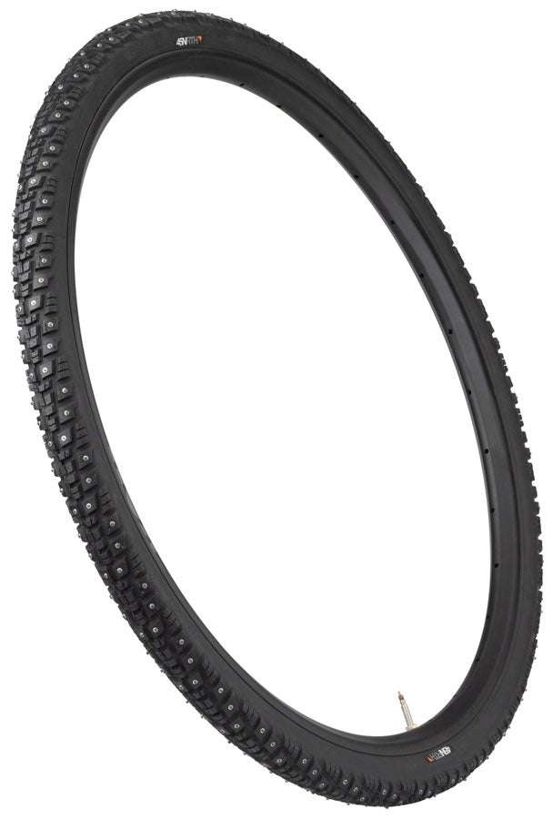 Load image into Gallery viewer, 45NRTH Gravdal Tire 650bx38 Clincher Steel Black 33tpi 240 Carbide Steel Studs
