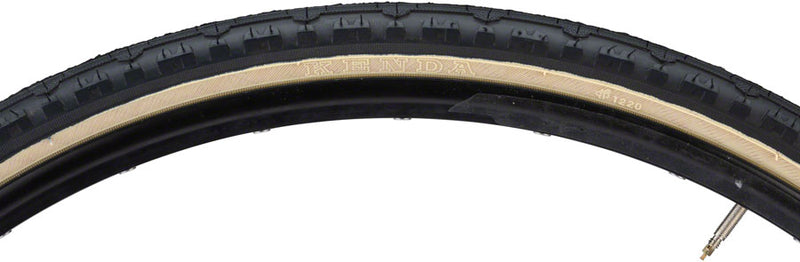 Load image into Gallery viewer, Pack of 2 Kenda Kross Plus Tire 700 x 38 Clincher Wire Black/Tan 30tpi
