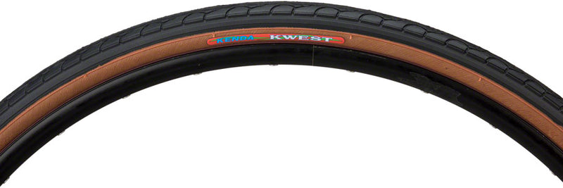 Load image into Gallery viewer, Pack of 2 Kenda Kwest Tire 26 x 1.25 Clincher Wire Black/Mocha Road Bike
