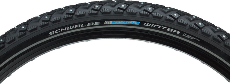 Load image into Gallery viewer, Schwalbe Marathon Winter Plus Tire 26 x 2.15 Clincher Wire SmartGuard Winter
