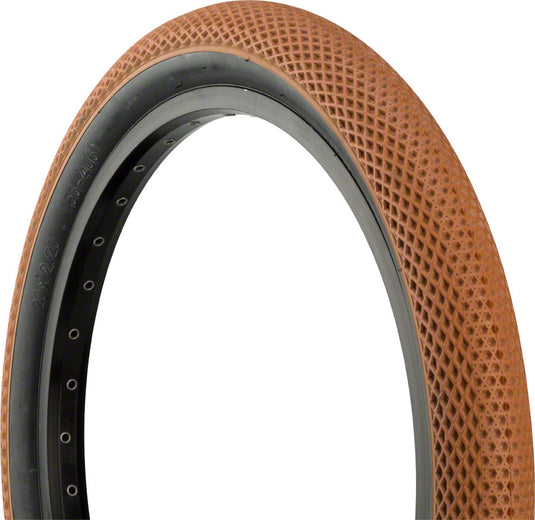 Pack of 2 Cult X Vans Tire 20 x 2.4 Clincher Wire Gum/Black BMX Bike