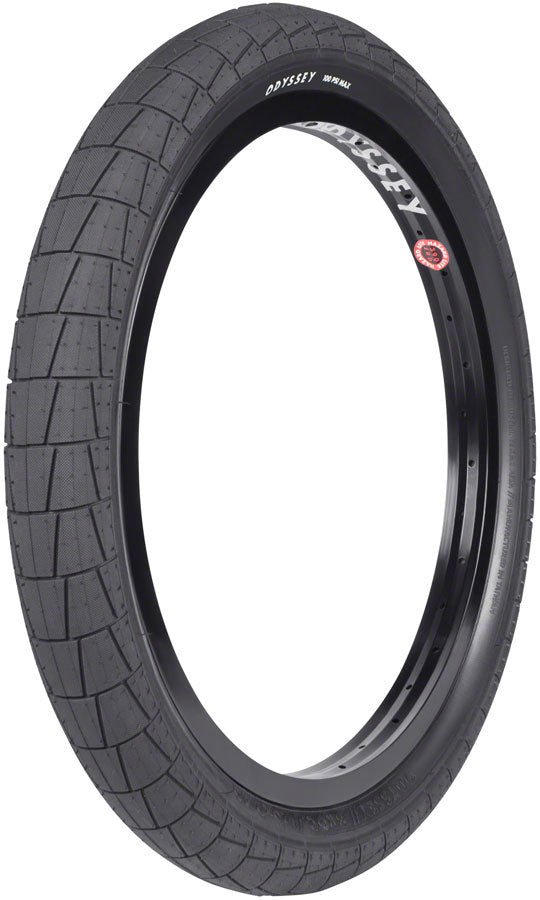 Load image into Gallery viewer, Odyssey Broc Tire 20 x 2.4 Clincher Wire Black Reflective BMX Bike
