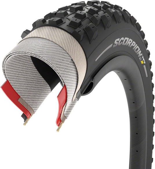 Pirelli Scorpion E-MTB M Tire - 29 x 2.6, Tubeless, Folding, Black