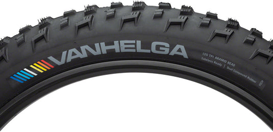 45NRTH Vanhelga Tire 26 x 4.2 TPI 120 Tubeless Folding Black Fat Bike