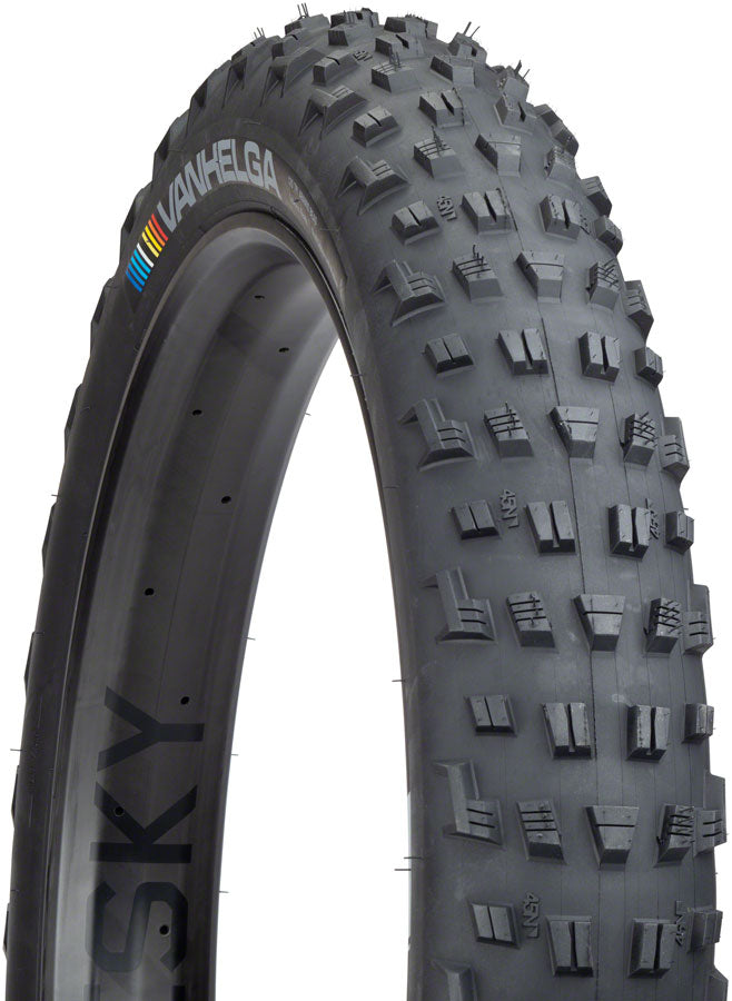 Load image into Gallery viewer, 45NRTH Vanhelga Tire 26 x 4.2 TPI 120 Tubeless Folding Black Fat Bike
