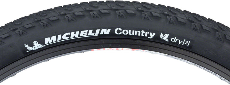 Load image into Gallery viewer, Pack of 2 Michelin Country Dry2 Tire 26x2 Clincher Wire Black Affordable offroad tire
