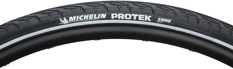 Load image into Gallery viewer, Pack of 2 Michelin Protek Tire 700 x 40 Clincher Wire Black Reflective Touring Hybrid
