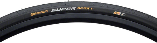 Pack of 2 Continental Super Sport Plus Tire - 27 x 1-1/4, Clincher, Wire, Black, Plus Breaker