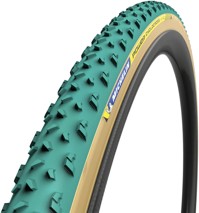 Load image into Gallery viewer, Michelin-Power-Cyclocross-Mud-Tire-700c-33-mm-Folding-TR9946-Folding-Tires
