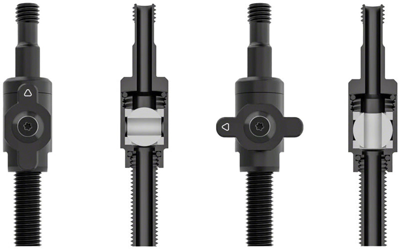 Load image into Gallery viewer, Muc-Off Big Bore Lite Tubeless Valve Stems - Medium, 35mm, Black
