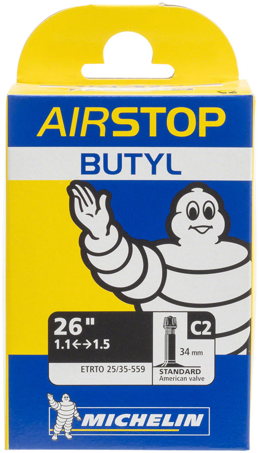 Michelin AirStop Tube - 26 x 1 - 1.5, Schrader Valve