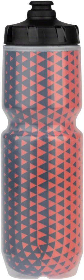 45NRTH Last Light Insulated Purist Water Bottle - Black/Orange, 23oz