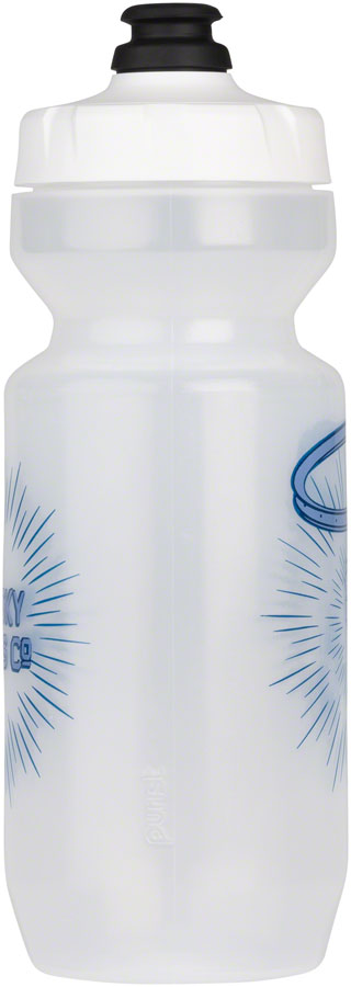 Whisky Revere the Ride Purist Water Bottle - Clear/White, 22oz