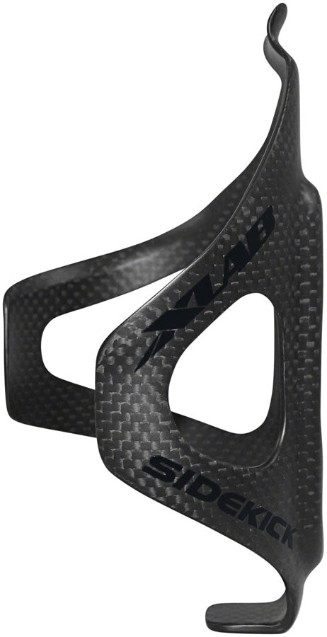 XLAB Sidekick Carbon Water Bottle Cage - Right Entry, Matte Black