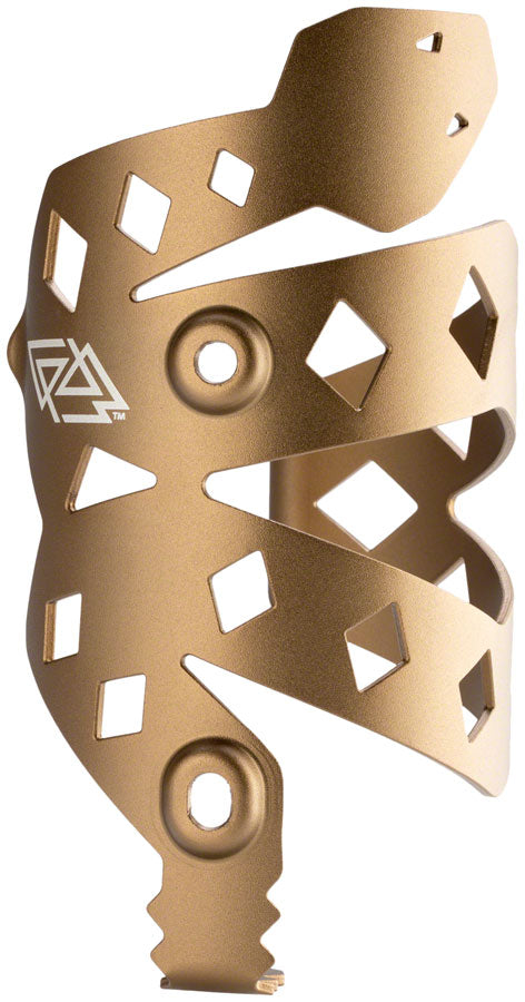 PDW Rattlesnek Kej Water Bottle Cage - Desert Gold, Right Opening