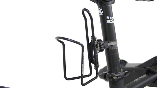 Minoura Clamp-on Bottle Cage Holder -  22-35mm, Black