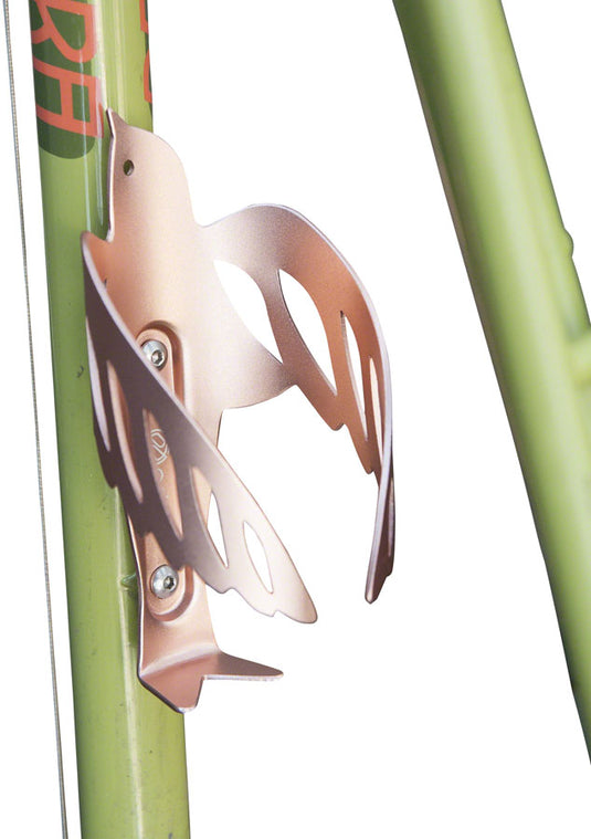 Portland Design Works Sparrow Cage Water Bottle Cage: Copper