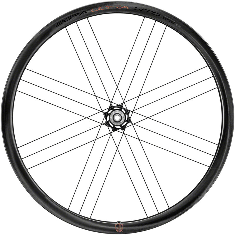 Load image into Gallery viewer, Campagnolo-Bora-Ultra-WTO-33-Disc-Brake-Rear-Wheel-Rear-Wheel-700c-Tubeless-Ready-Clincher-RRWH1731-Bicycle-Rear-Wheel
