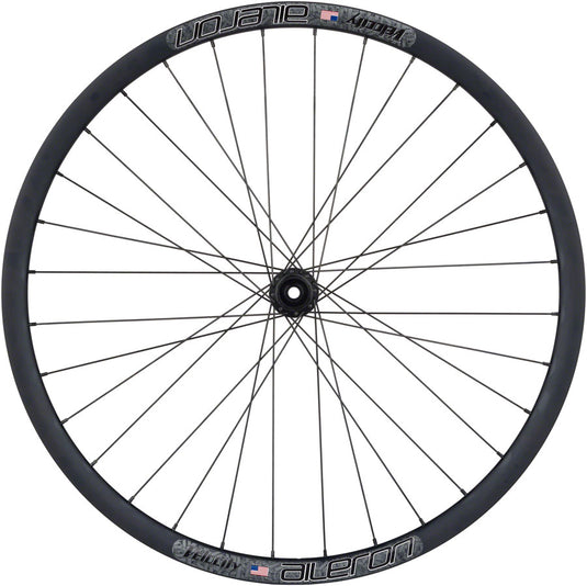 Quality Wheels BearPawls / Velocity Aileron Front Wheel - 700c, 12 x 100mm, Center-Lock, Black