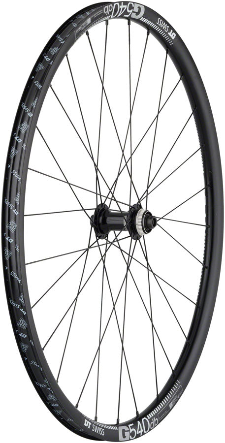 Load image into Gallery viewer, Quality Wheels Shimano Tiagra/DT G540 Front Wheel - 700c, 12 x 100mm, Center-Lock, Black
