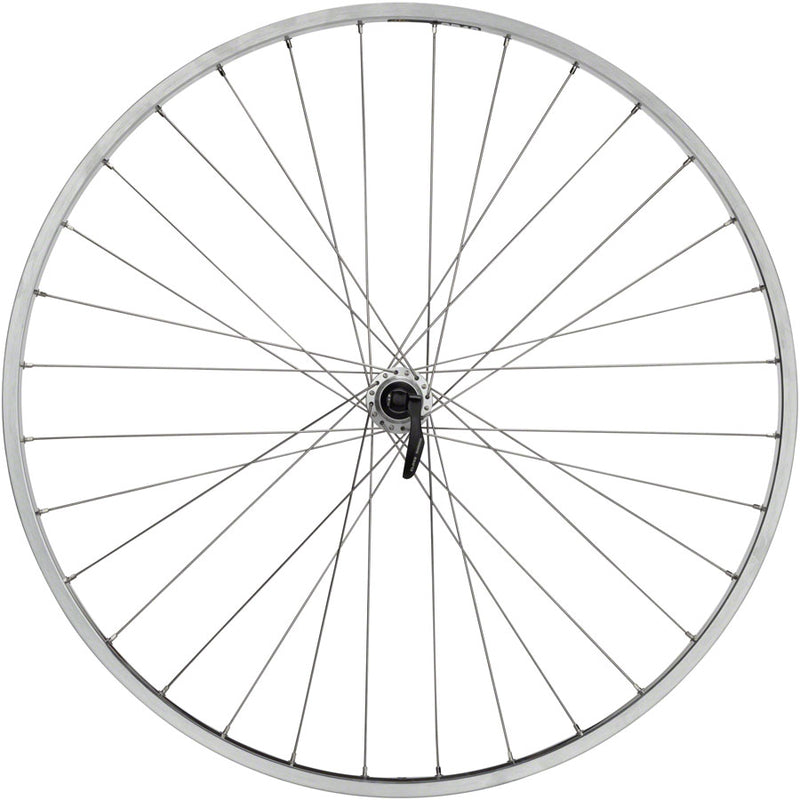 Load image into Gallery viewer, Quality Wheels Sun CR-18 Rear 27in QRx130mm Rim Brake HG 10 Clincher Silver
