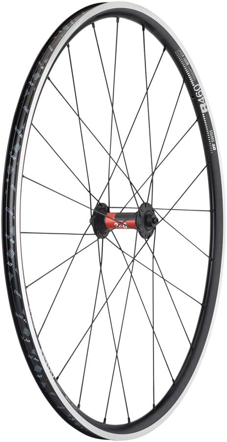 Quality Wheels 700c Front Wheel DT 350/DT R460 QRx100mm 24H Rim Brake Black