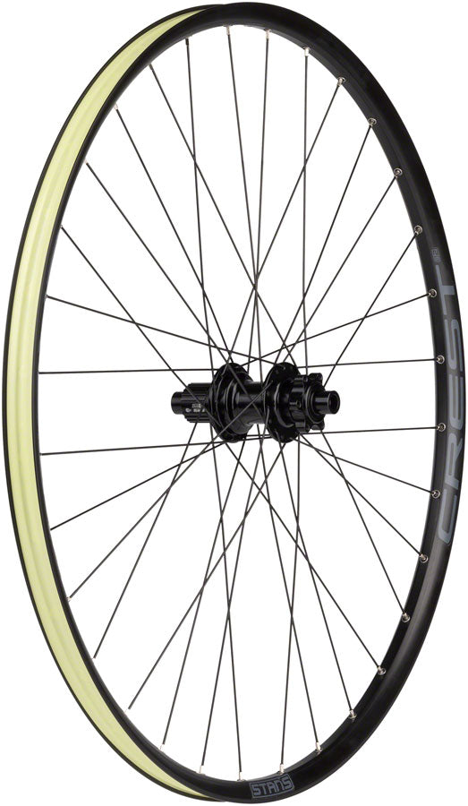 Stan's NoTubes Crest S2 Rear Wheel 29in 12x148mm MicroSpline 6-Bolt Black XC