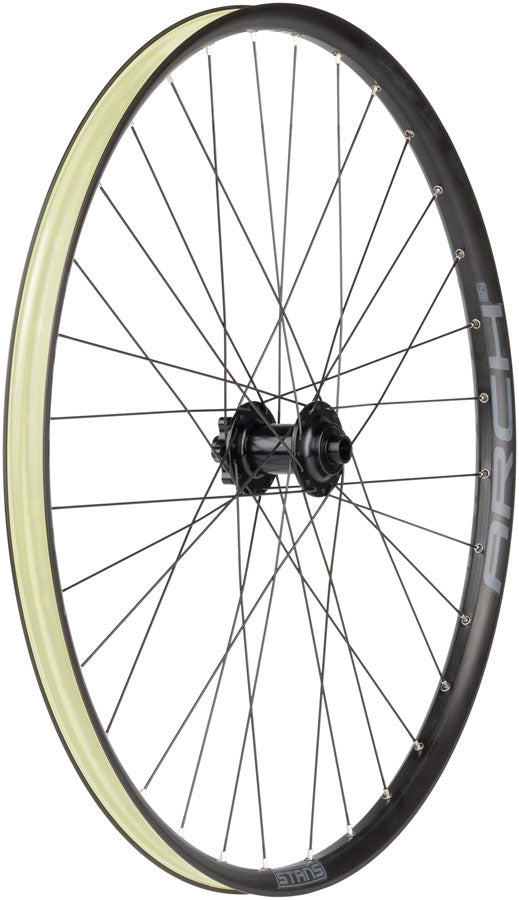 Stan's NoTubes Arch S2 Front Wheel 27.5in 15x100mm E-Sync 6-Bolt Black Trail