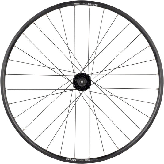 Quality Wheels Value Double Wall Series Disc Rear Wheel - 27.5", QR x 135mm, 6-Bolt/Rim, HG, Black