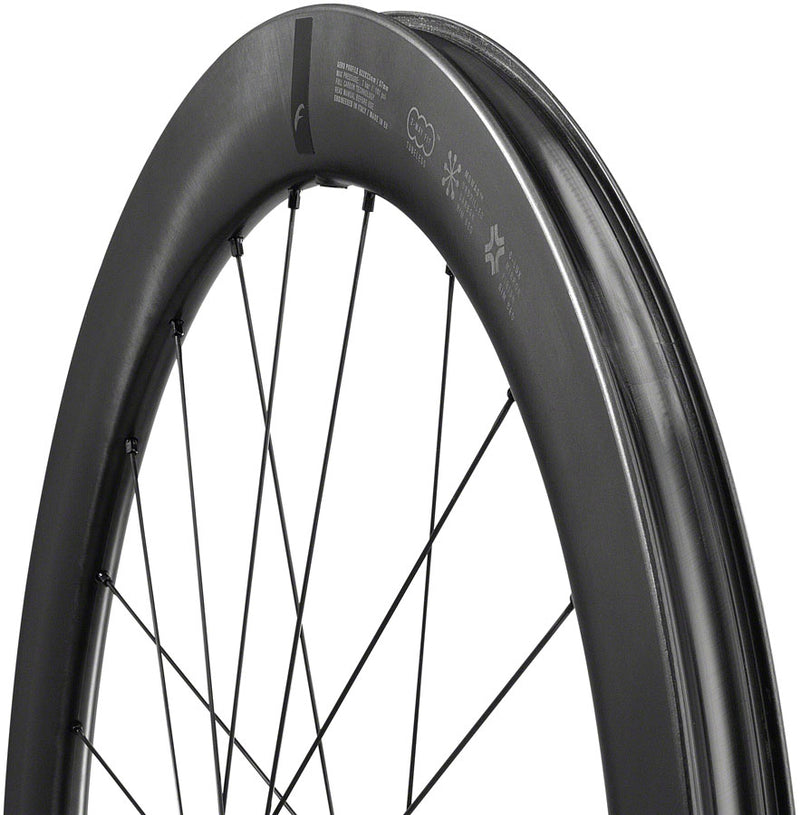 Load image into Gallery viewer, Fulcrum WIND 57 Front Wheel - 700, 12 x 100mm, Center-Lock, Black
