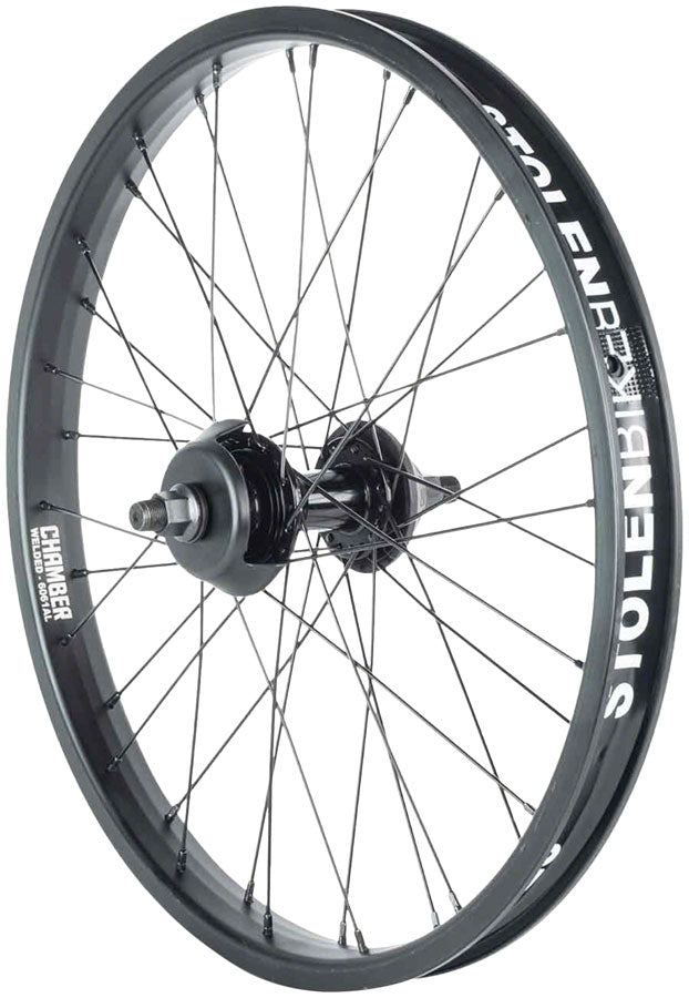 Load image into Gallery viewer, Stolen Rampage Pro Rear Wheel - 20&quot;, 14 x 110mm, Rim Brake, Cassette, Black, 9T LHD
