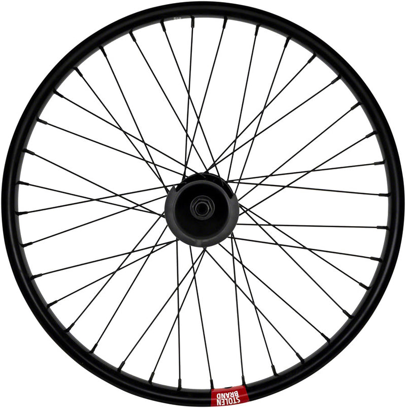 Load image into Gallery viewer, Stolen Rampage Pro Street Rear Wheel - 20&quot;, 14 x 110mm, Brakeless, Freecoaster, Black, 9T RHD
