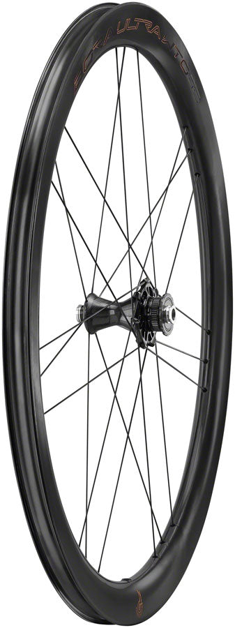 Campagnolo Bora Ultra WTO 45 C23 Front Wheel - 700c, 12 x 100mm, Center-Lock, 2-Way Fit, Carbon