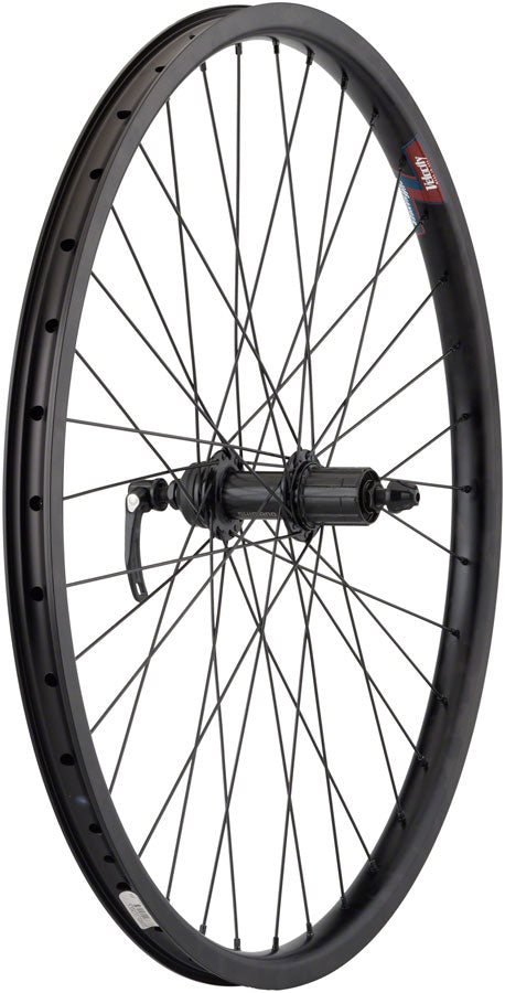 Load image into Gallery viewer, Quality Wheels Value HD Series Rear Wheel 26in QRx135mm Rim Brake HG 10 Black
