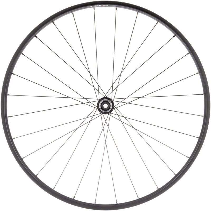 Load image into Gallery viewer, Quality-Wheels-Value-Double-Wall-Series-RimDisc-Front-Wheel-Front-Wheel-700c-Tubeless-Ready-Clincher-WE2957-Bicycle-Front-Wheel
