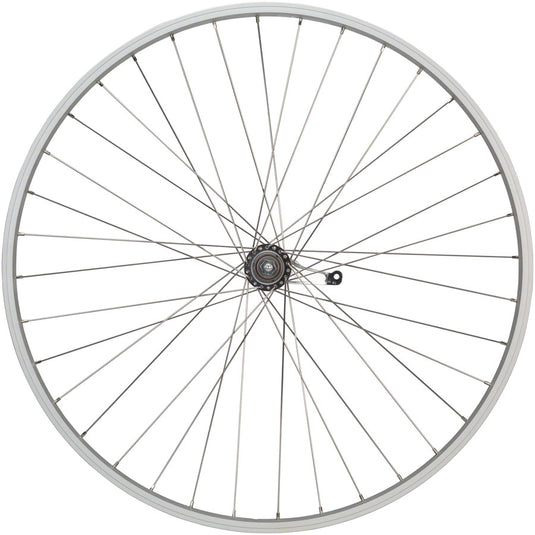 Quality Wheels Value Single Wall Series RR 700c 3/8inx124mm Coaster Brake Sil