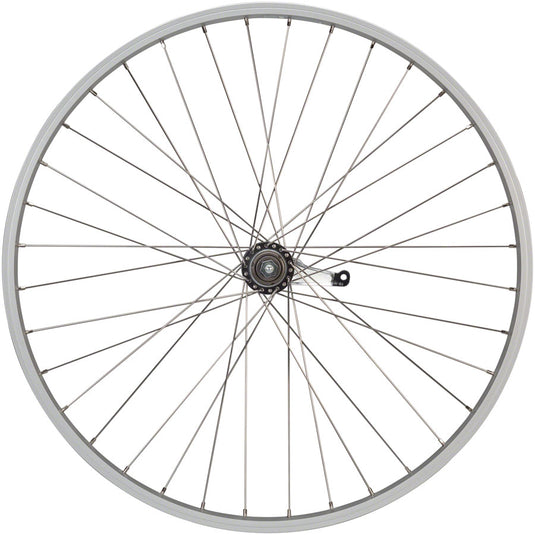 Quality Wheels Value Single Wall Series RR 26in 3/8inx124mm Coaster Brake Sil