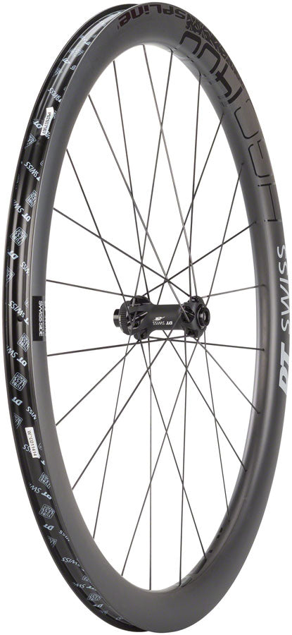 Load image into Gallery viewer, DT Swiss HGC 1400 Spline 42 Front Wheel Carbon 700c 12x100mm Center Lock Black
