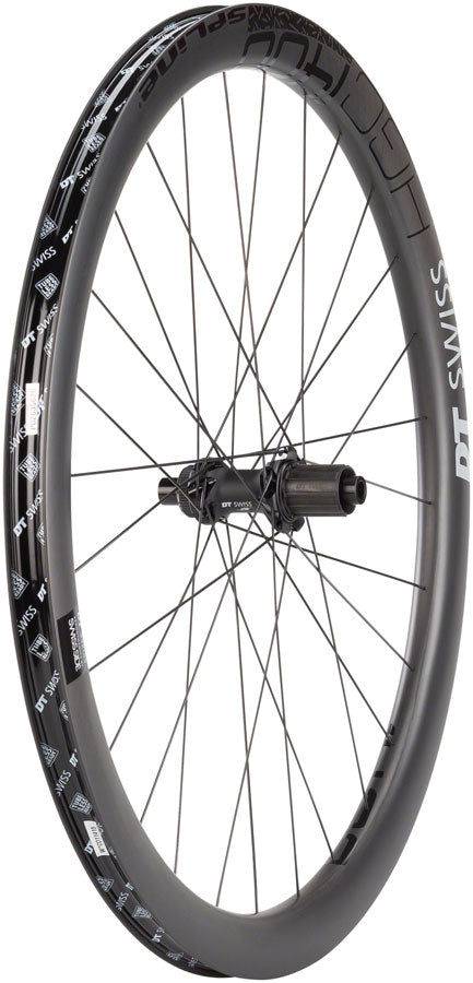 Load image into Gallery viewer, DT Swiss HGC 1400 Spline 42 Rear Wheel 700c 12x142mm Center Lock HG XDR Black
