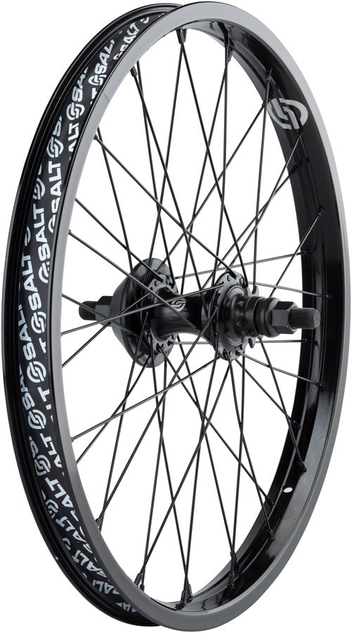 Load image into Gallery viewer, Salt EX Alloy Rear Wheel 20in 14x110mm Rim Brake LSD Cassette Black Clincher
