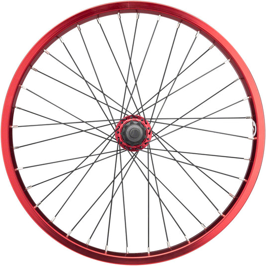 Salt Everest Alloy Rear Wheel 20in 14x110mm Rim Brake Cassette Red Clincher