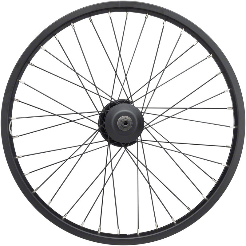 Load image into Gallery viewer, Salt Everest Alloy Rear Wheel 20in 14x110mm Rim Brake Freecoaster Clincher Blk
