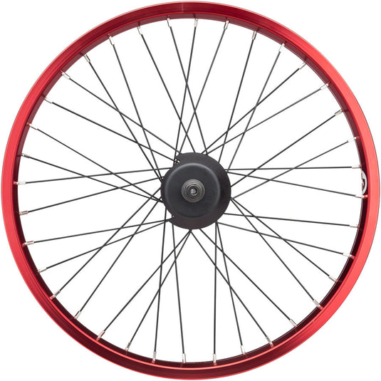 Salt Everest Alloy Rear Wheel 20in 14x110mm Rim Brake Freecoaster Clincher Red