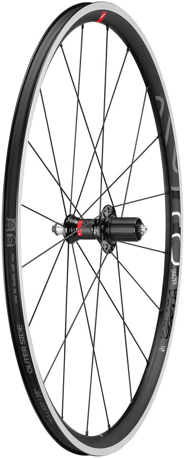 Fulcrum Racing 6 Alloy Wheelset 700c QRx100/130mm Rim Brake HG 11 Clincher Blk