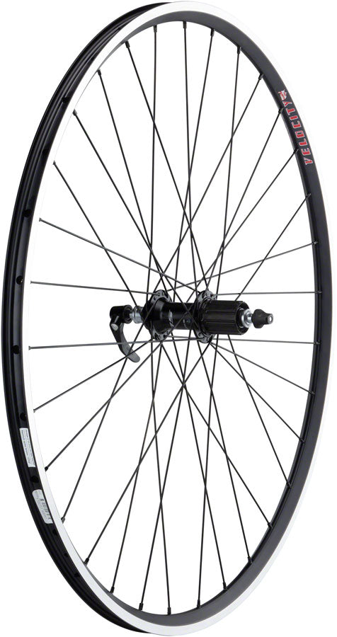 Quality Wheels 105/A23 Rear Wheel 700c QRx130mm Rim Brake HG 11 Black Clincher